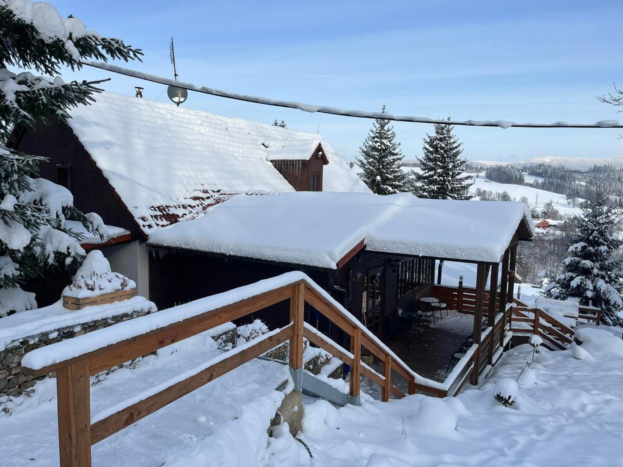 Penzion Harry Na Sjezdovce Krkonose Vysoké nad Jizerou المظهر الخارجي الصورة